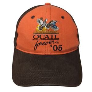 Quail Forever '05 Strapback Baseball Cap Multicolor One Size Adjustable Jager